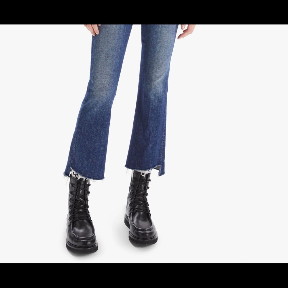 MOTHER Girl Crush Women’s Blue Denim Jeans Boot Cut Stretch Fabric Size 25